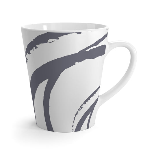 350 mL / 12oz Graphic Art Latte Mug | CALM-1212-367-112