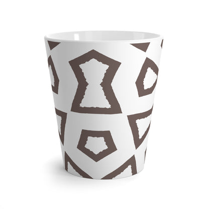 350 mL / 12oz Graphic Art Latte Mug | CALM-1222-400-392