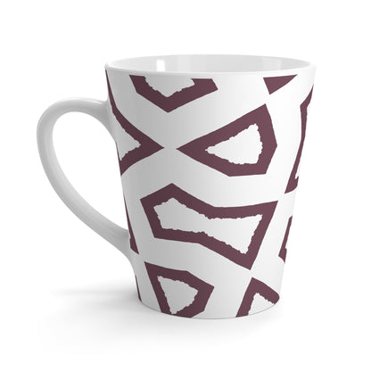 350 mL / 12oz Graphic Art Latte Mug | CALM-1211-100-392