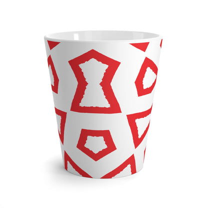 350 mL / 12oz Graphic Art Latte Mug | CALM-1191-300-392