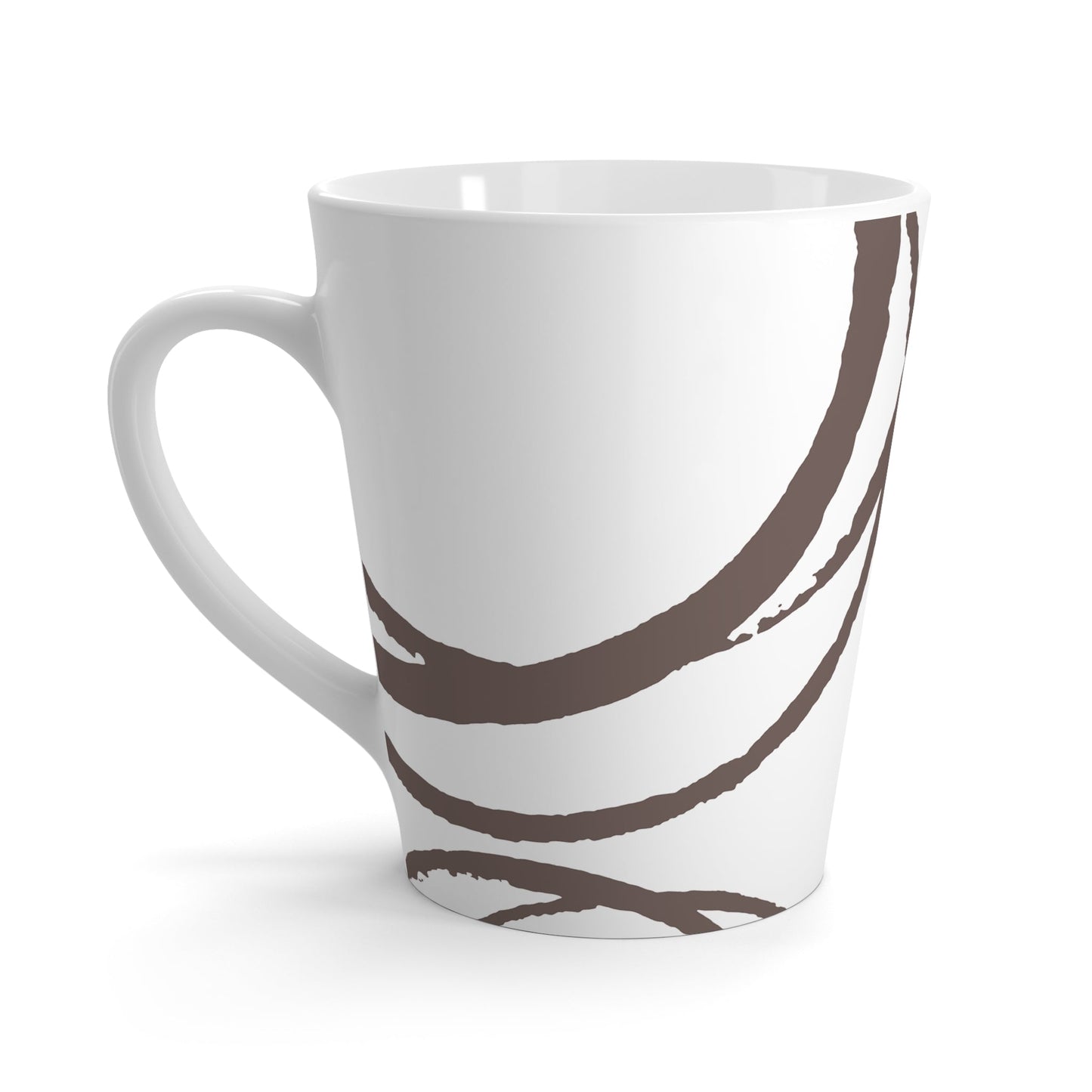 350 mL / 12oz Graphic Art Latte Mug | CALM-1222-400-112
