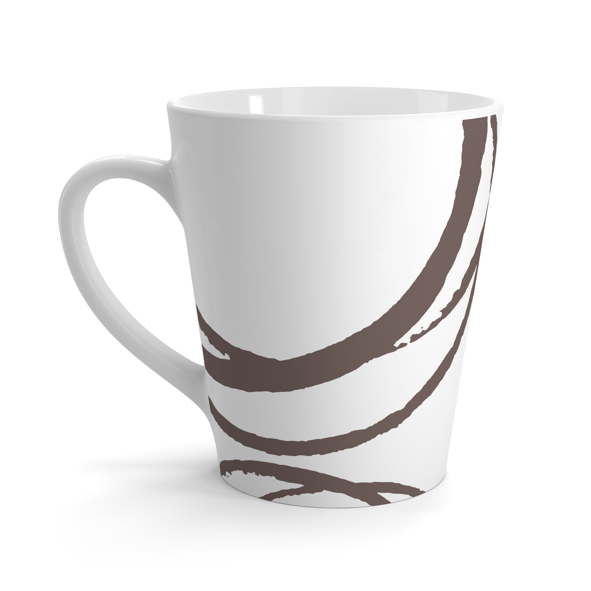 350 mL / 12oz Graphic Art Latte Mug | CALM-1222-400-112