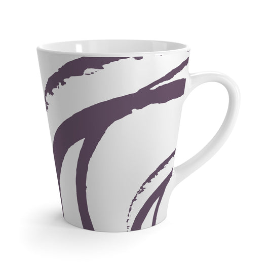 350 mL / 12oz Graphic Art Latte Mug | CALM-1182-100-112