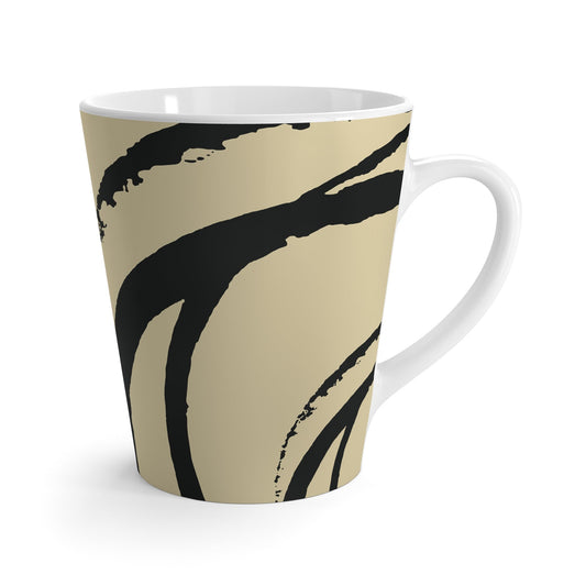350 mL / 12oz Graphic Art Latte Mug | CALM-1014-112