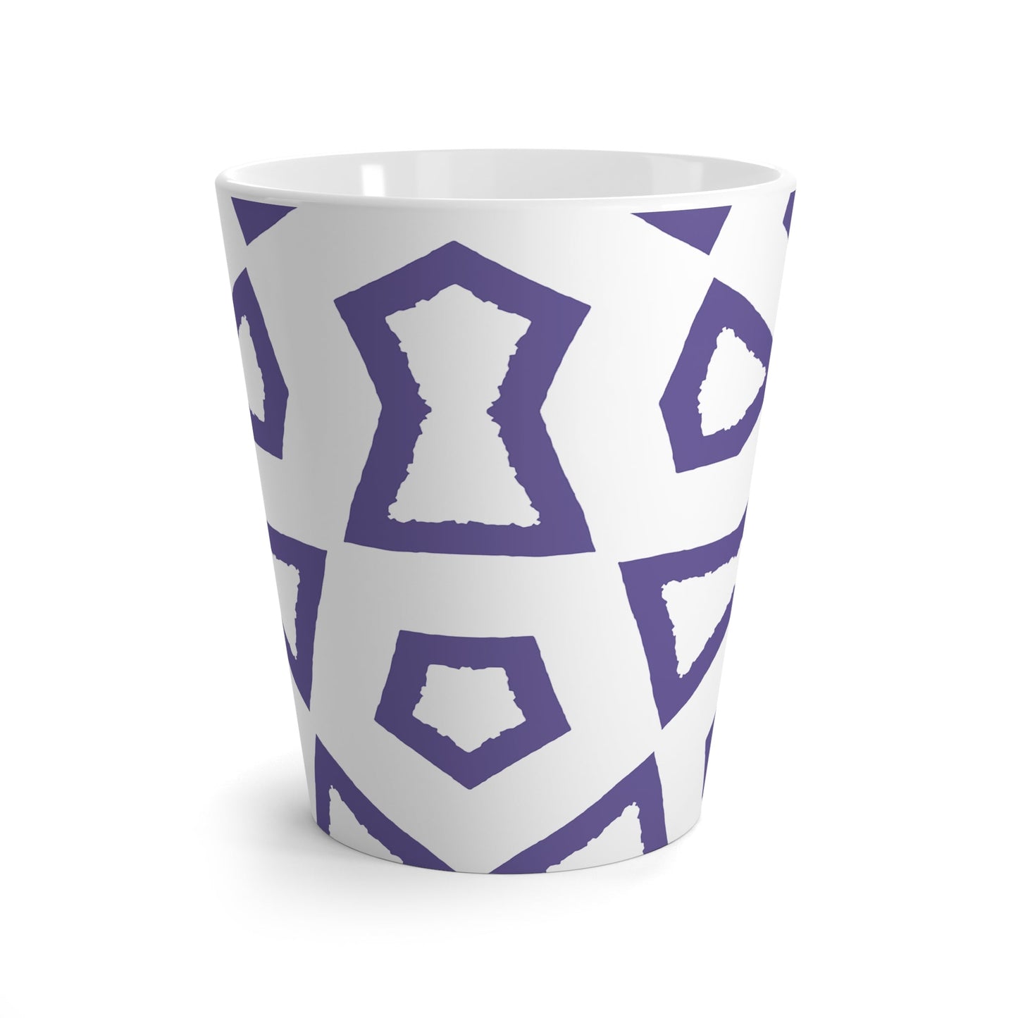 350 mL / 12oz Graphic Art Latte Mug | CALM-1382-475-392