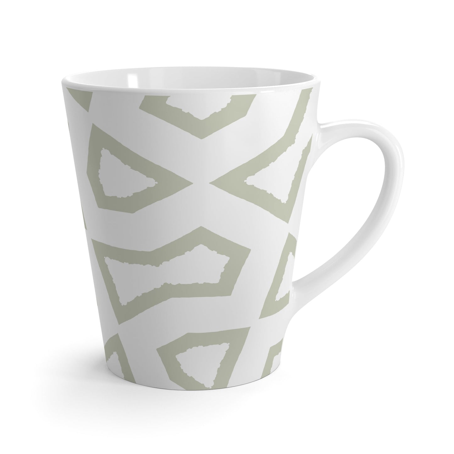 350 mL / 12oz Graphic Art Latte Mug | CALM-1241-400-392