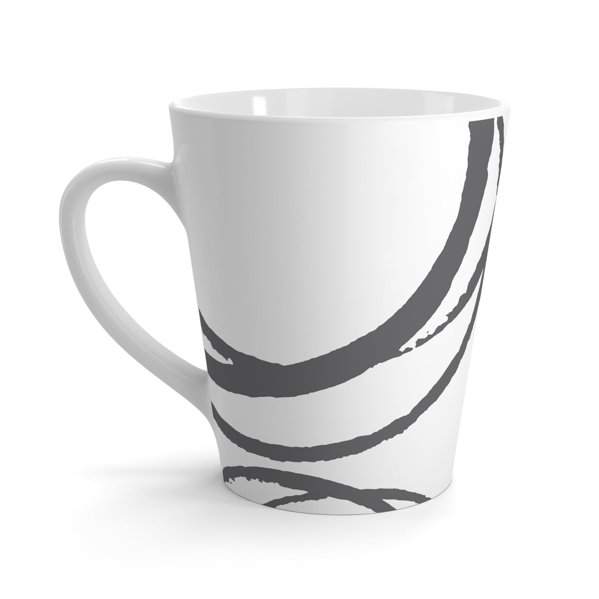 350 mL / 12oz Graphic Art Latte Mug | CALM-1201-167-112