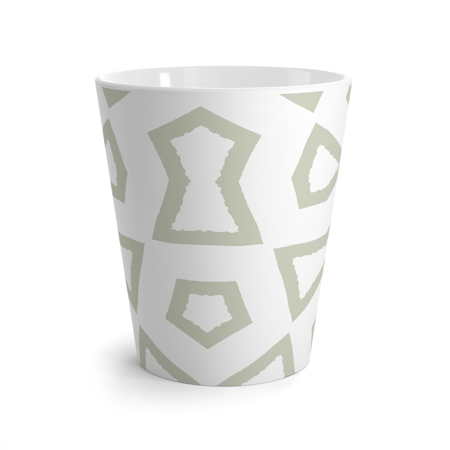350 mL / 12oz Graphic Art Latte Mug | CALM-1241-400-392