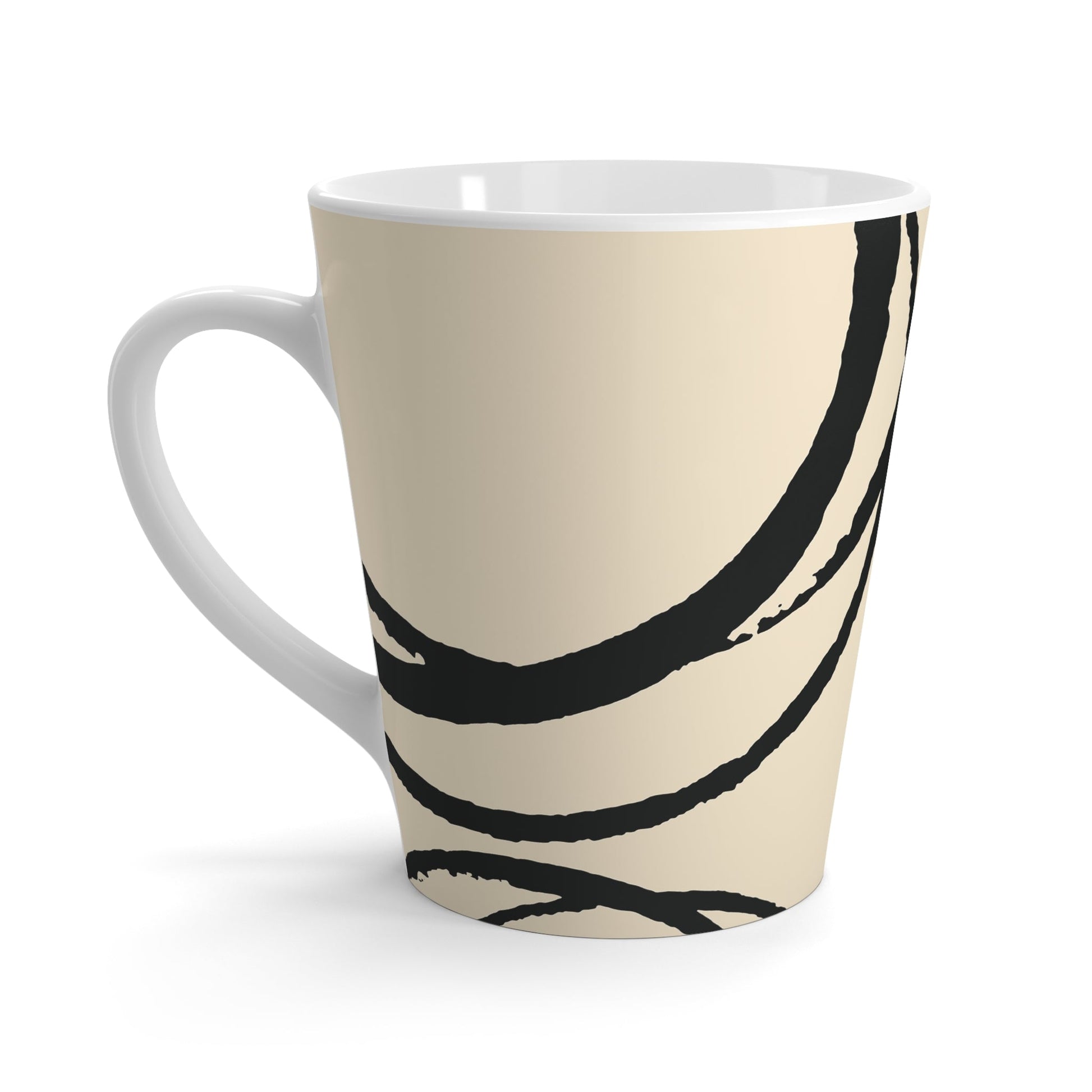 350 mL / 12oz Graphic Art Latte Mug | CALM-1015-112