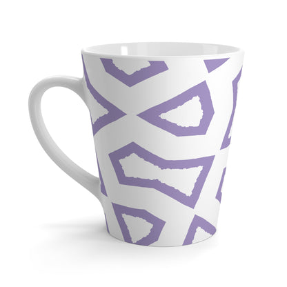 350 mL / 12oz Graphic Art Latte Mug | CALM-1382-375-392