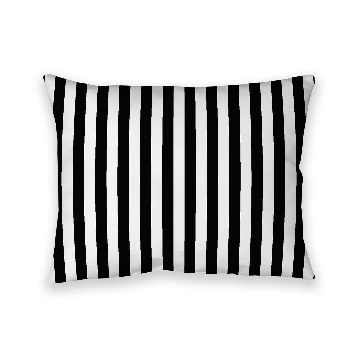 Off-White Cotton Canvas Cushion Covers with Black Bars on Front, CACU-CC-1010-051, 66 x 51 cm, 26 x 20 inches
