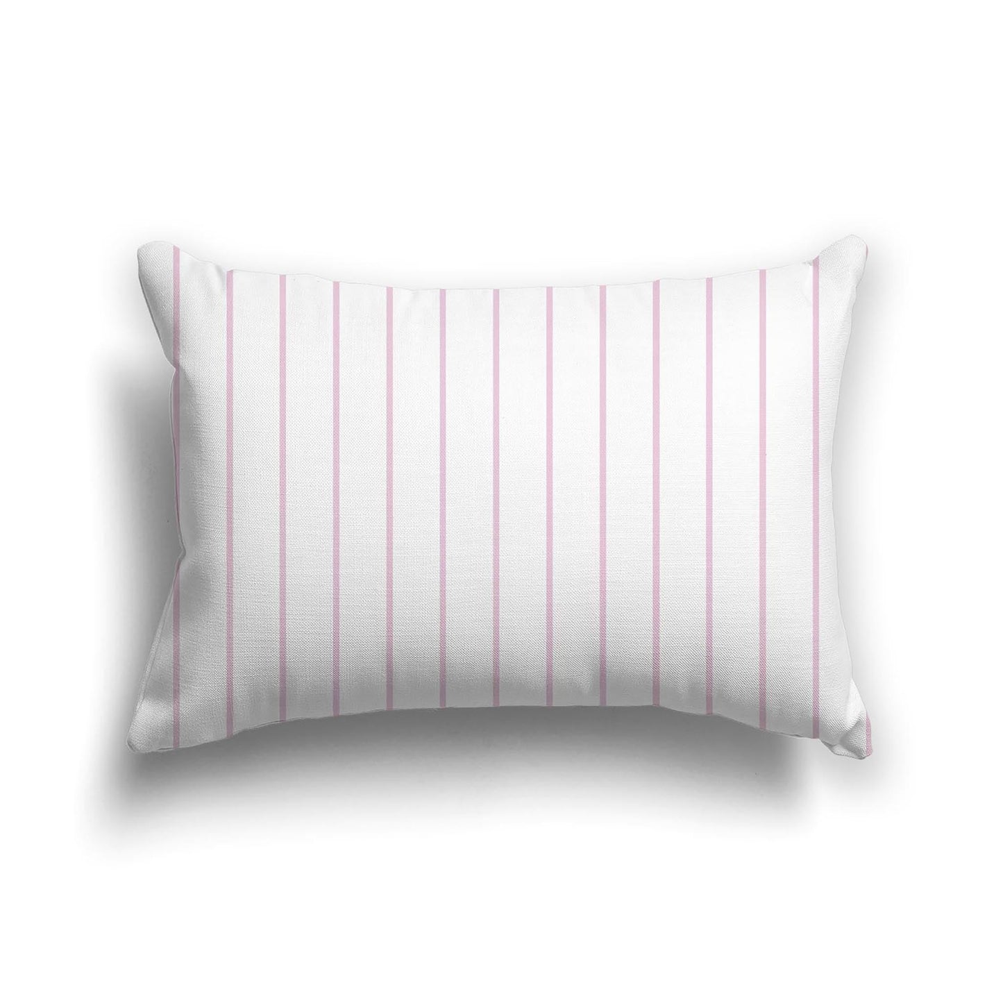 Off-White Cotton Canvas Cushion Covers with Fine Pink Stripes on Front, CACU-CC-1081-151, 51 x 36 cm, 20 x 14 inches