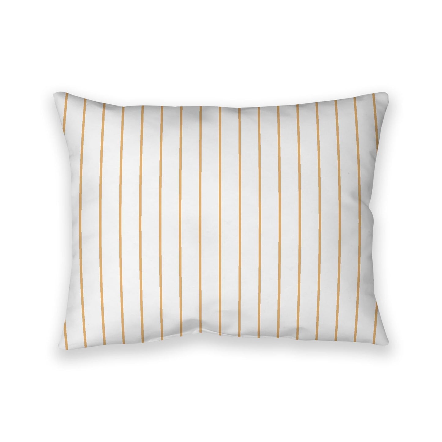 Off-White Cotton Canvas Cushion Covers with Fine Orange Stripes on Front, CACU-CC-1232-151, 66 x 51 cm, 26 x 20 inches