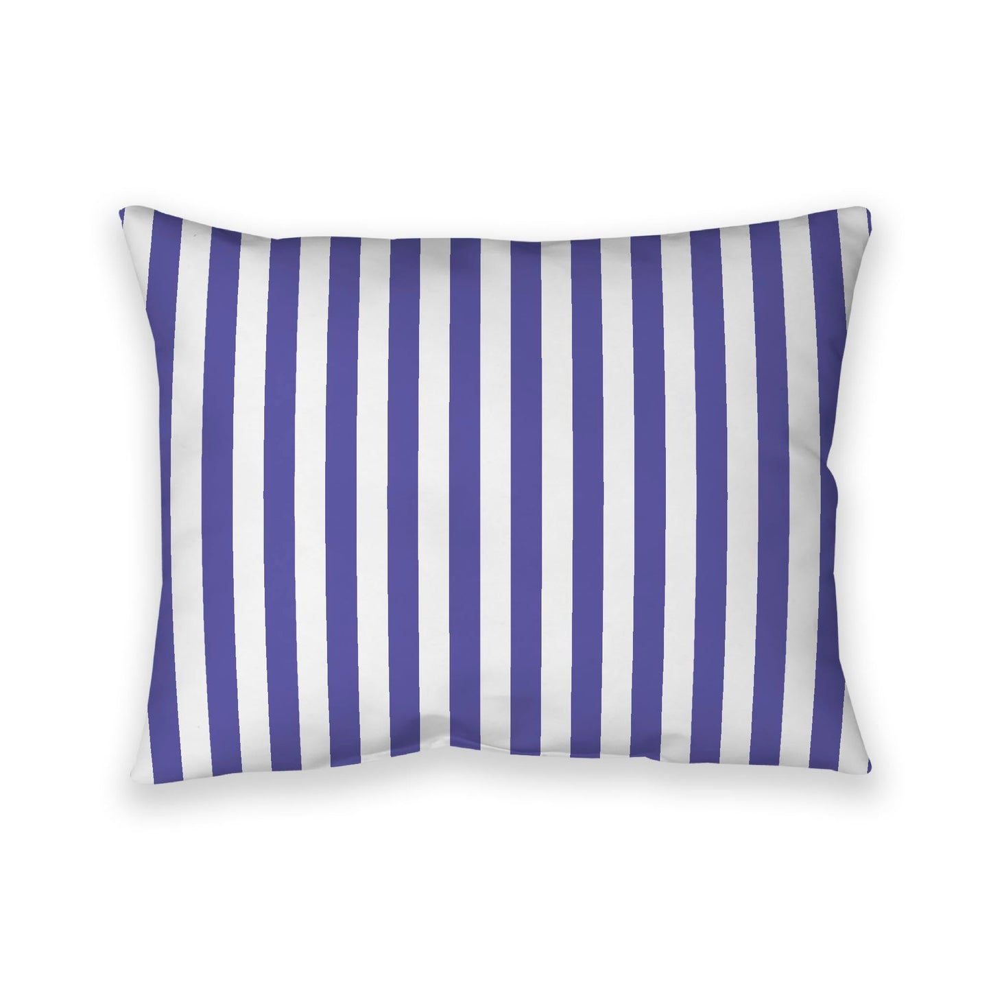 Off-White Cotton Canvas Cushion Covers with Purple Bars on Front, CACU-CC-1300-051, 66 x 51 cm, 26 x 20 inches
