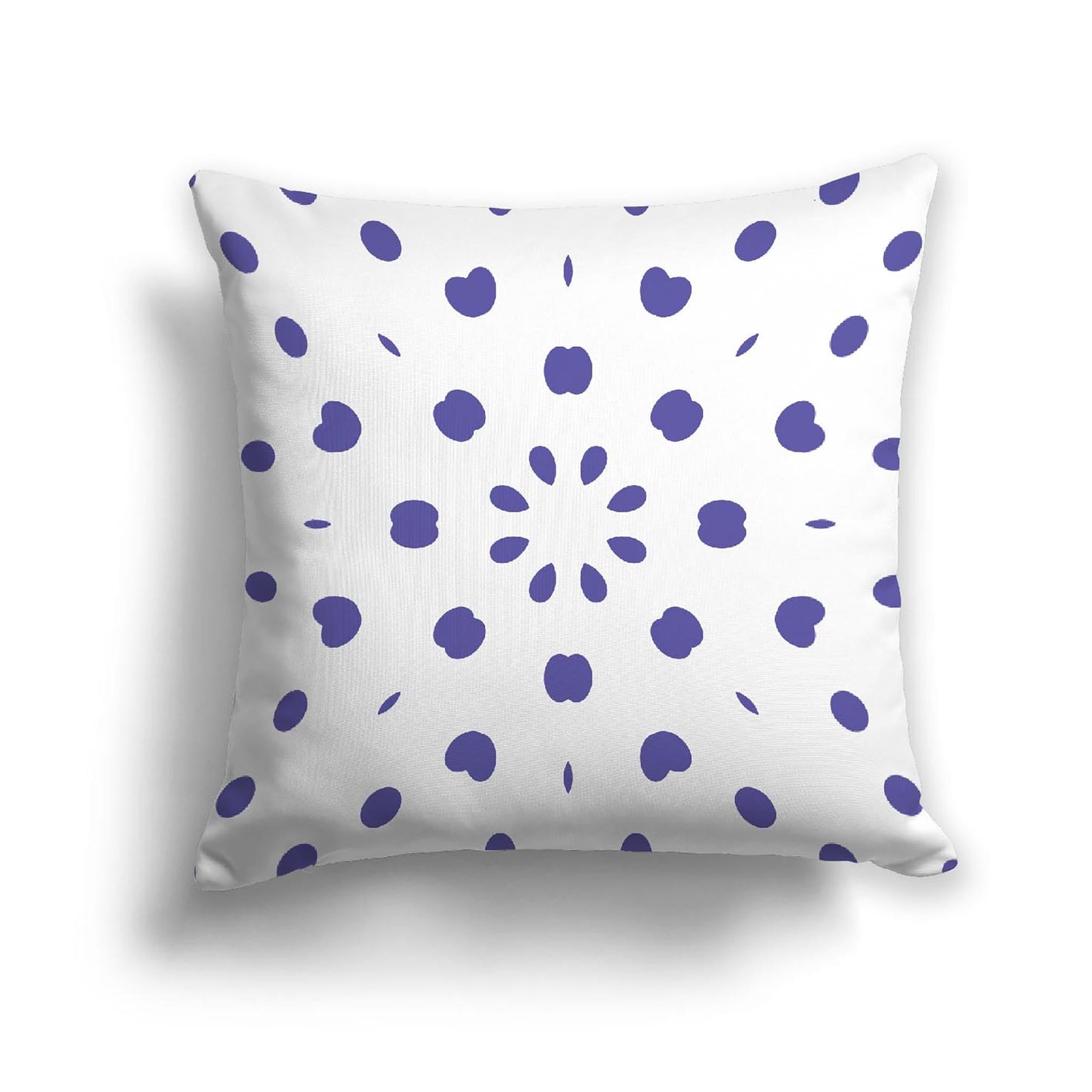 Off-White Cotton Canvas Cushion Covers with Purple Burst Pattern on Front, CACU-CC-1300-231