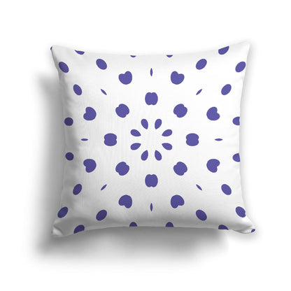 Off-White Cotton Canvas Cushion Covers with Purple Burst Pattern on Front, CACU-CC-1300-231