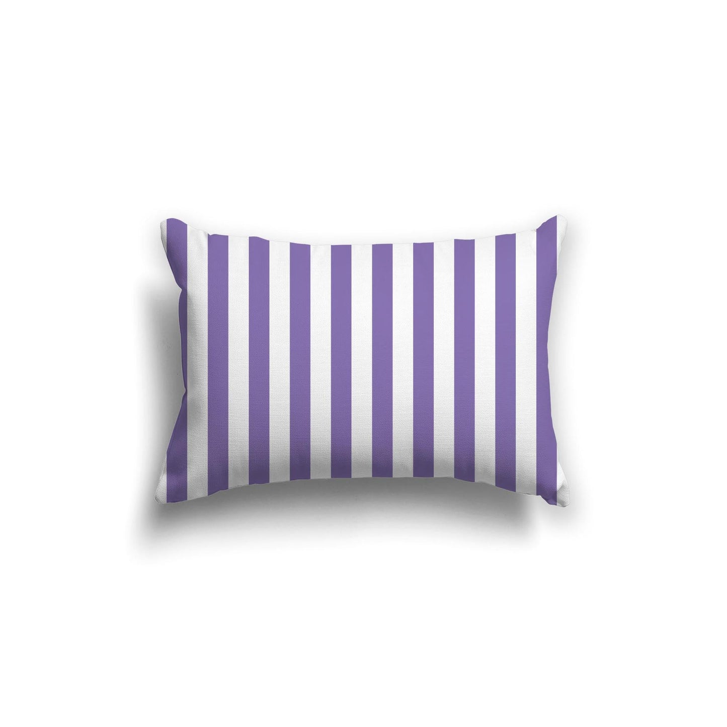 Off-White Cotton Canvas Cushion Covers with Purple Bars on Front, CACU-CC-1320-051, 51 x 36 cm, 20 x 14 inches
