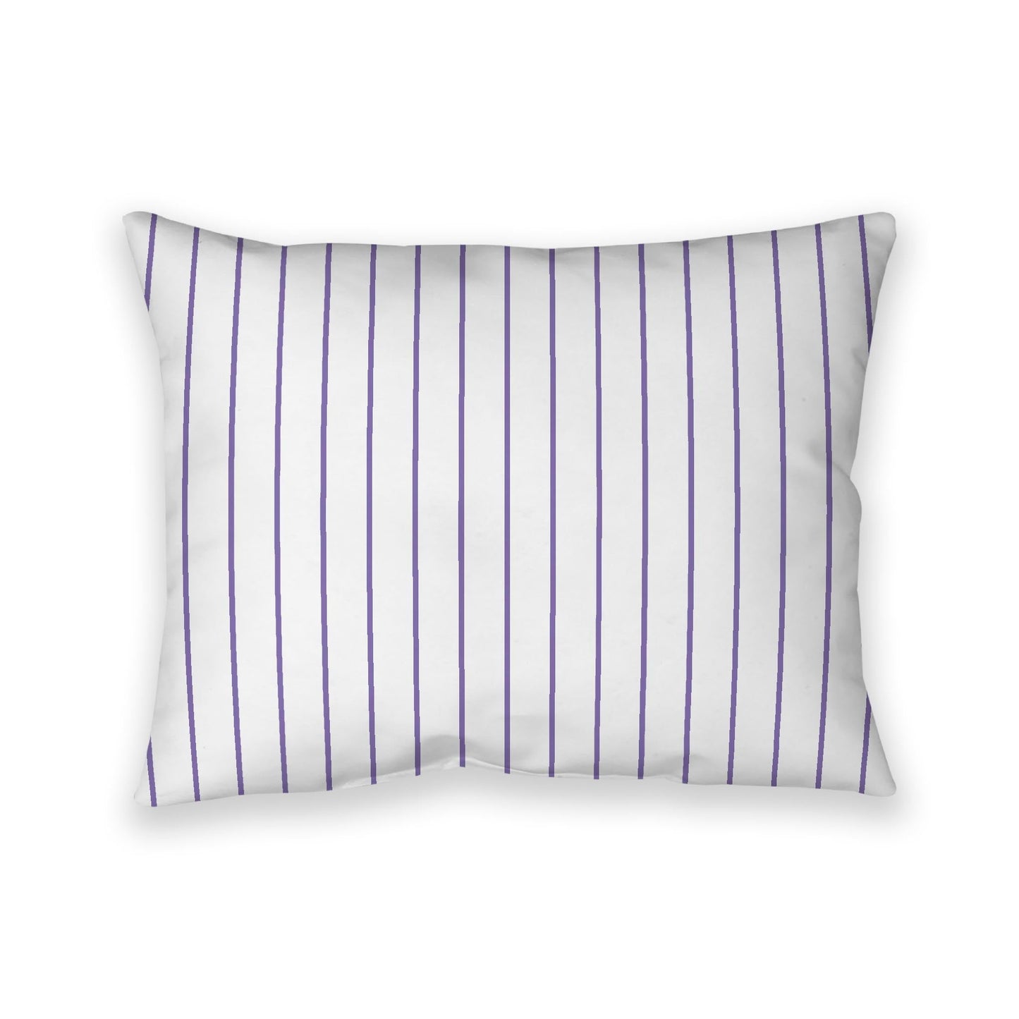 Off-White Cotton Canvas Cushion Covers with Fine Purple Stripes on Front, CACU-CC-1320-151, 66 x 51 cm, 26 x 20 inches