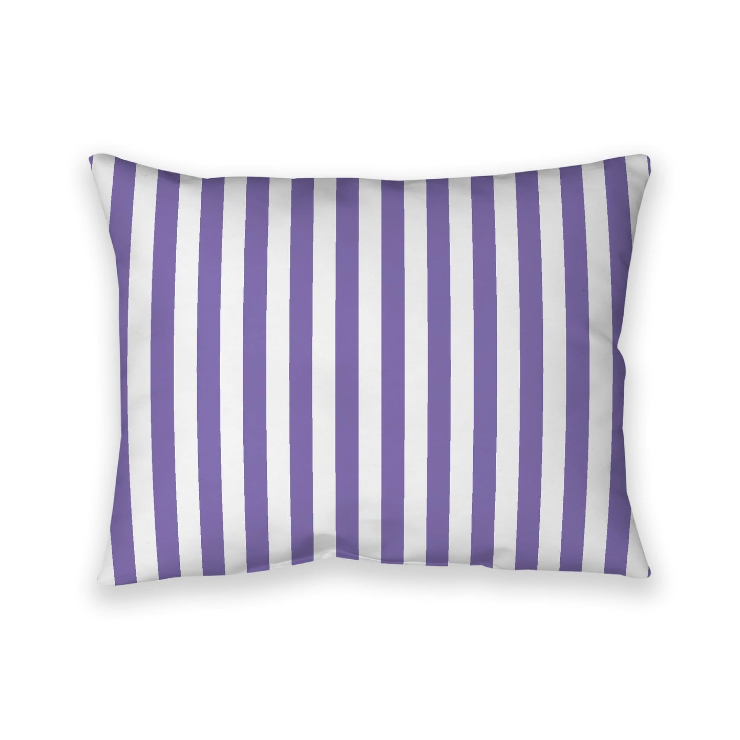 Off-White Cotton Canvas Cushion Covers with Purple Bars on Front, CACU-CC-1350-051, 66 x 51 cm, 26 x 20 inches