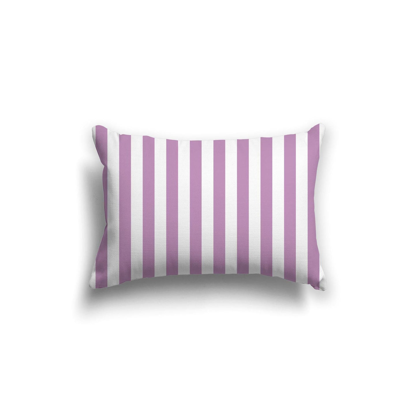 Off-White Cotton Canvas Cushion Covers with Mauve Bars on Front, CACU-CC-1360-051, 51 x 36 cm, 20 x 14 inches
