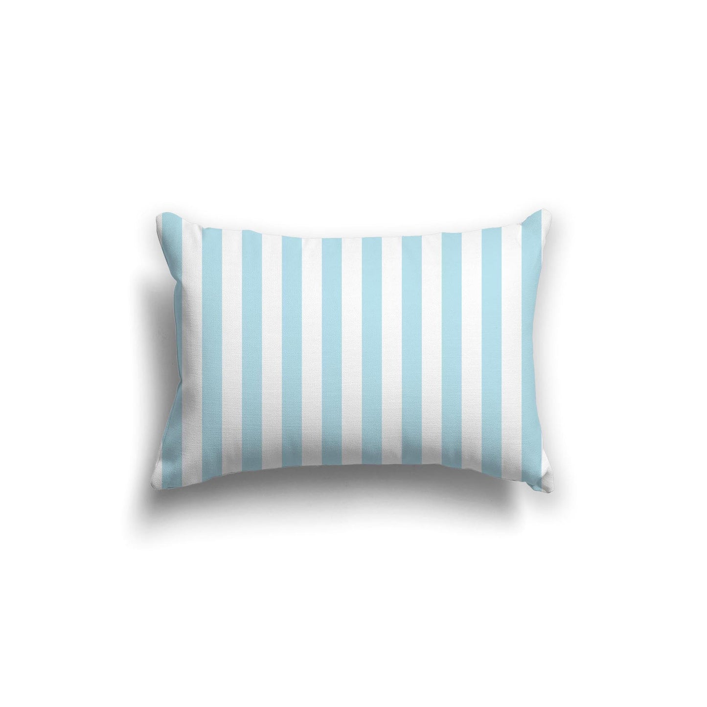 Off-White Cotton Canvas Cushion Covers with Blue Bars on Front, CACU-CC-1370-051, 51 x 36 cm, 20 x 14 inches