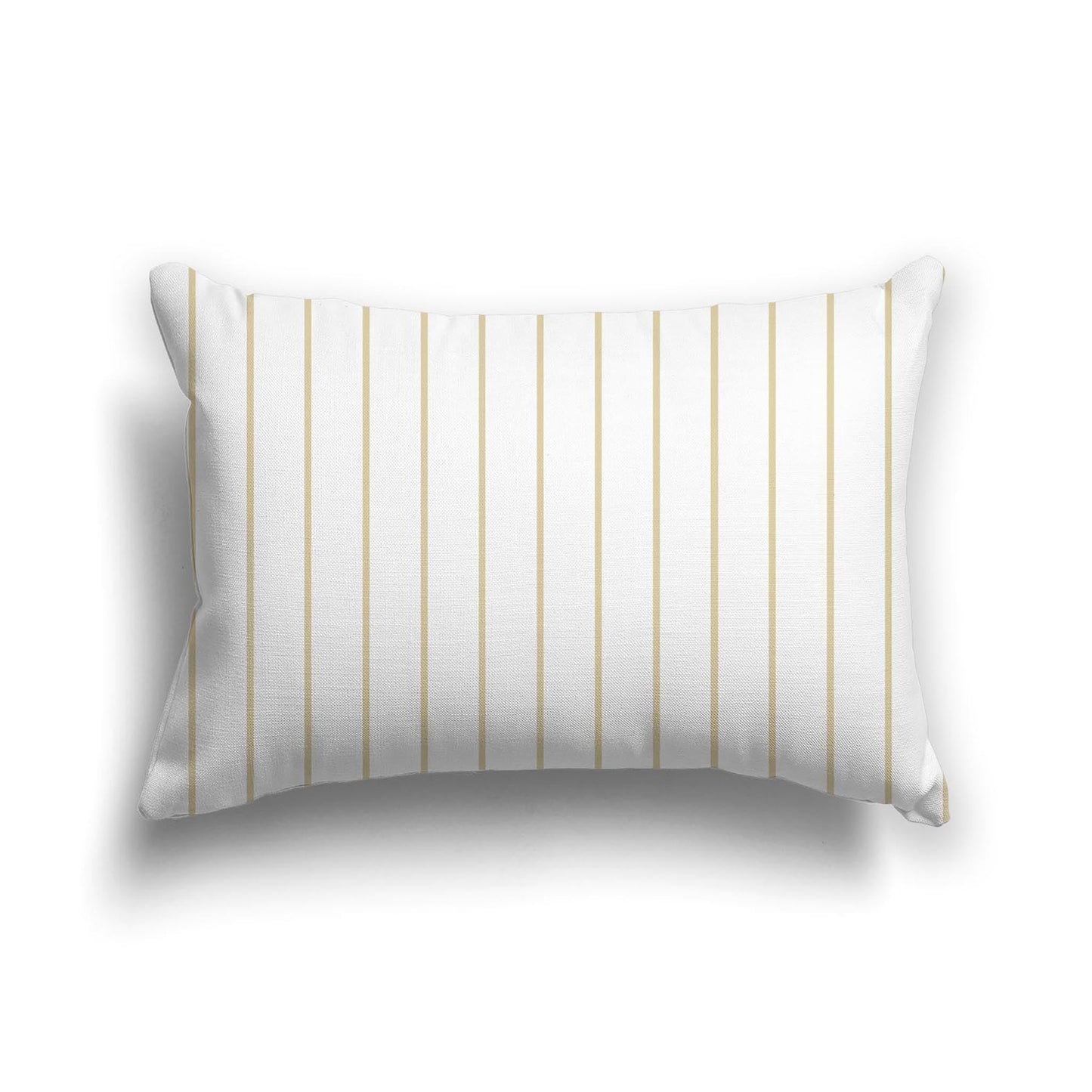 Off-White Cotton Canvas Cushion Covers with Fine Desert Sand Stripes on Front, CACU-CC-1371-151, 51 x 36 cm, 20 x 14 inches