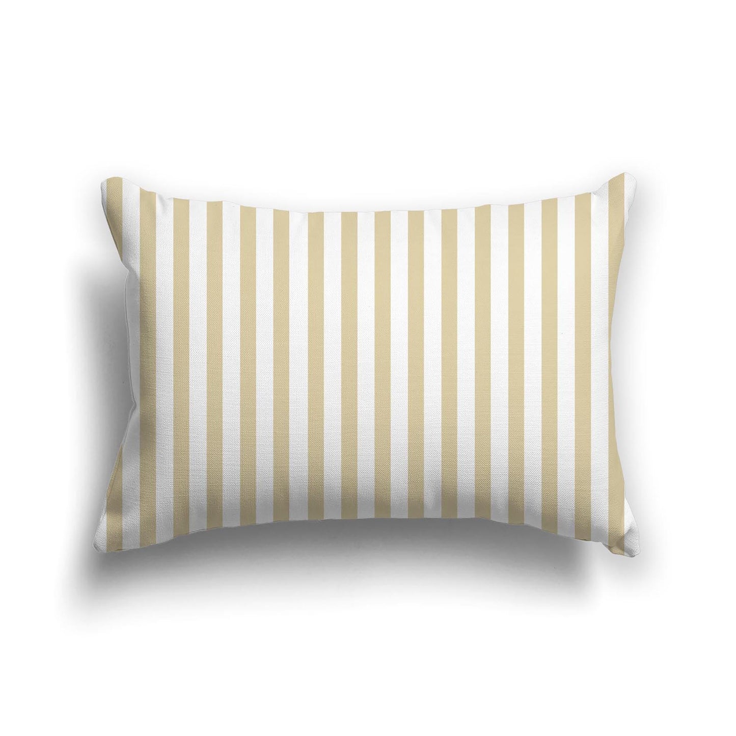 Off-White Cotton Canvas Cushion Covers with Thin Desert Sand Bars on Front, CACU-CC-1371-241, 51 x 36 cm, 20 x 14 inches
