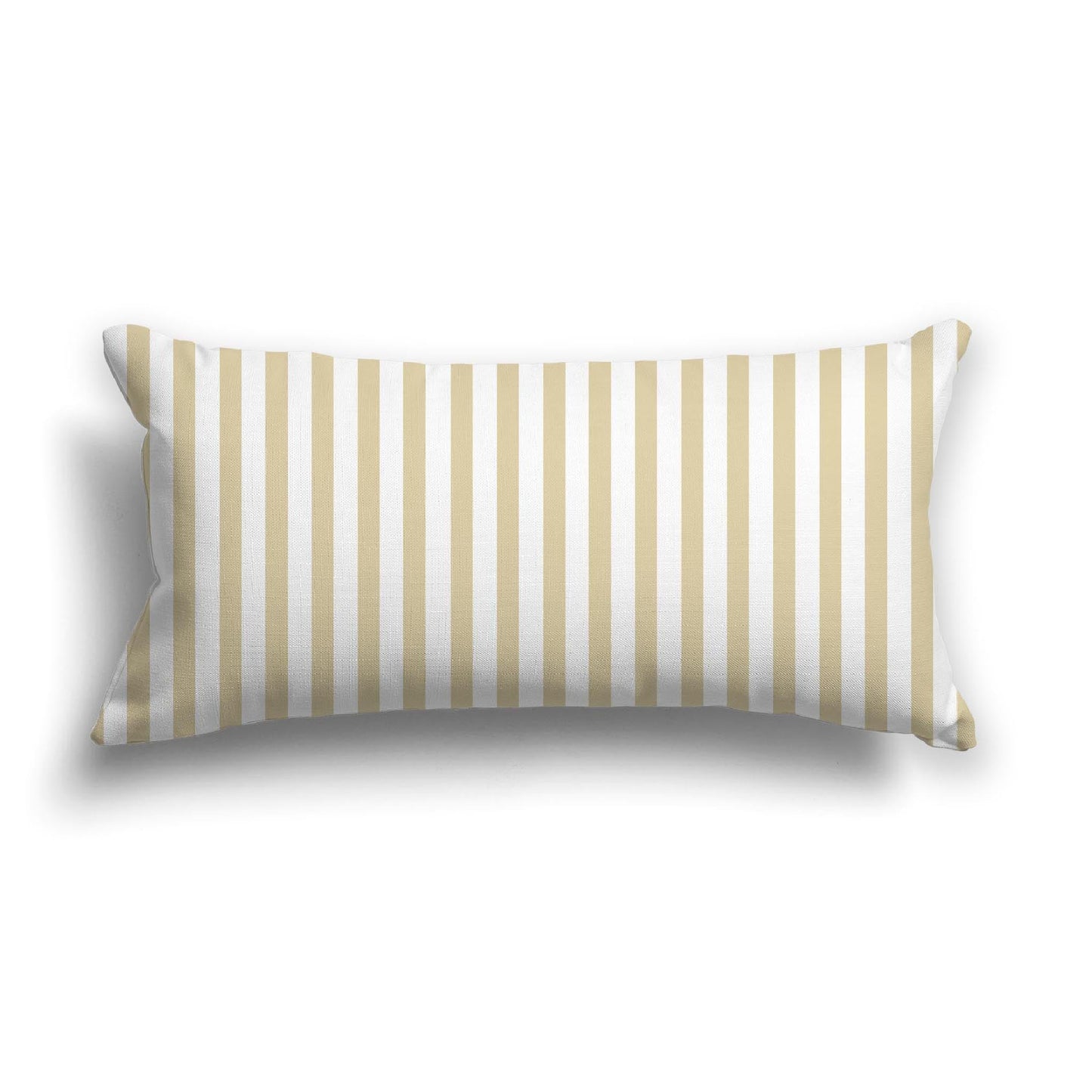 Off-White Cotton Canvas Cushion Covers with Thin Desert Sand Bars on Front, CACU-CC-1371-241, 61 x 30 cm, 24 x 12 inches