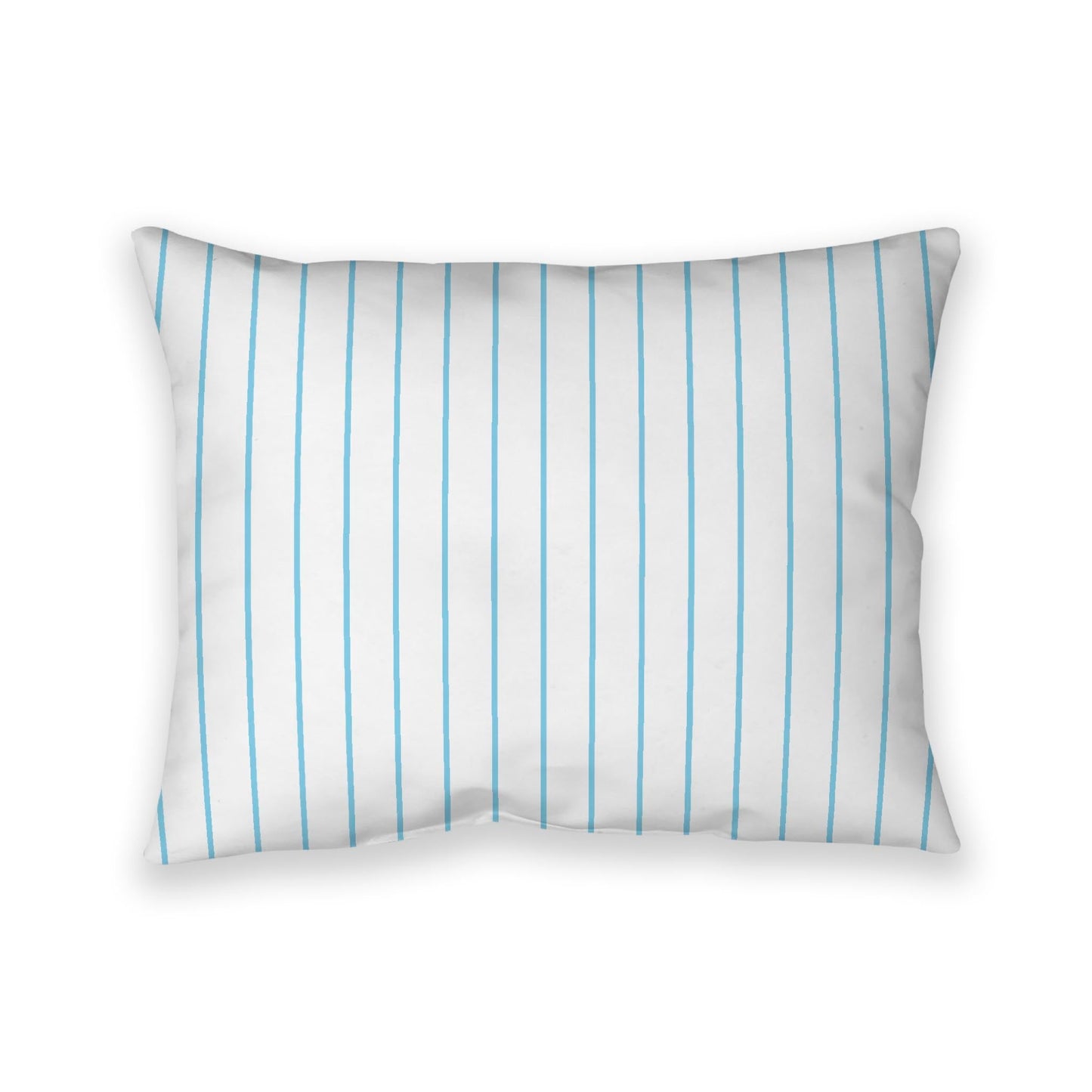 Off-White Cotton Canvas Cushion Covers with Fine Blue Stripes on Front, CACU-CC-1430-151, 66 x 51 cm, 26 x 20 inches