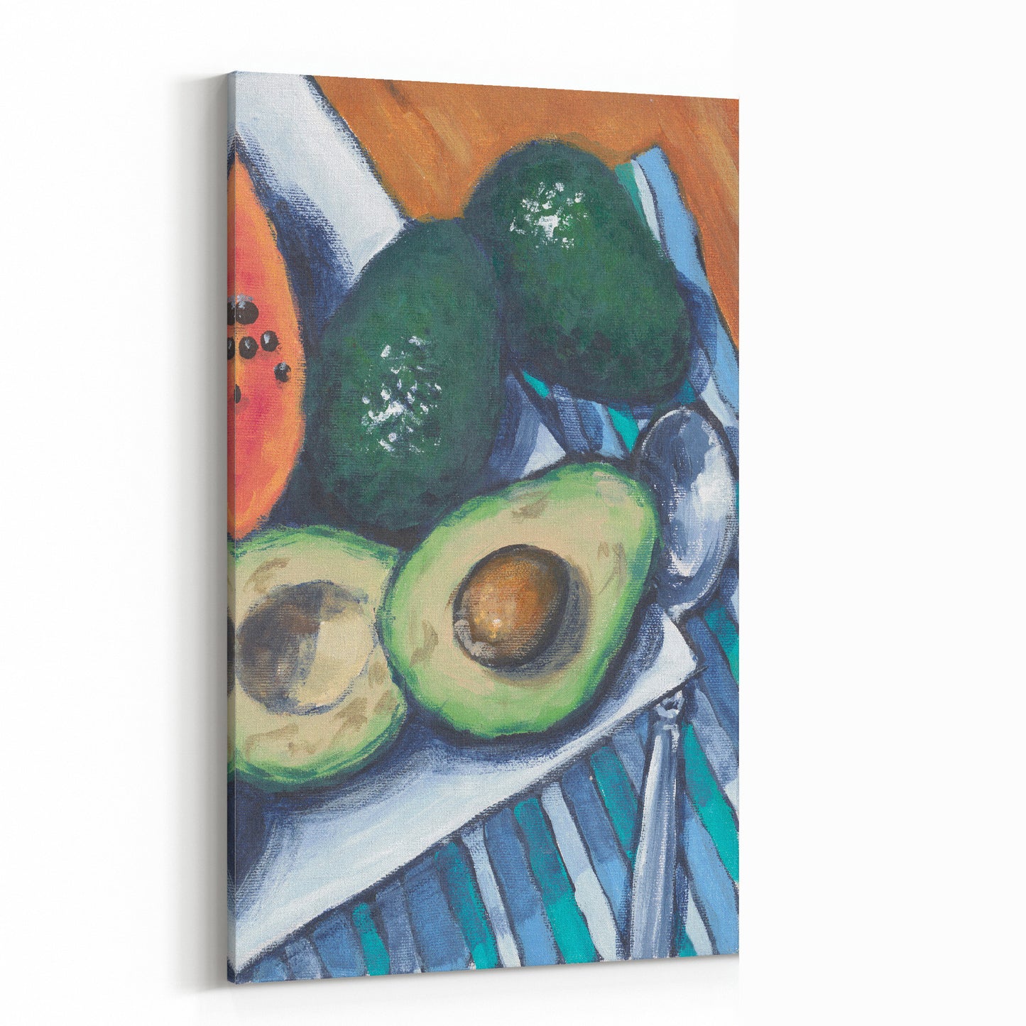 Fine Art Canvas Print - 15x24 20x32 25x40 30x48 25x56 inches | Floral Garden Three in Acrylic, CP3-2105-R