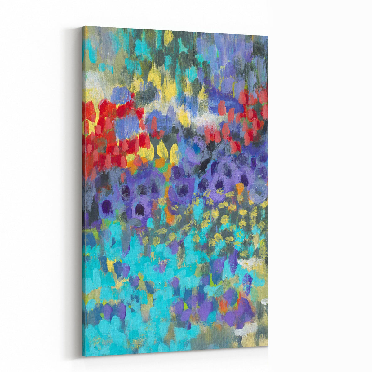 Wildflower Garden Fine Art Canvas Print | Right Crop | 35 x 56 inches
