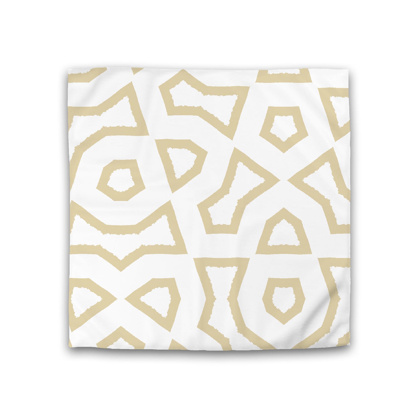 Off-white Cotton Sateen Duvet Cover, Bold Desert Sand Graphic, CSDU-1371-391, Double - 206 x 206 cm / 81 x 81 inches