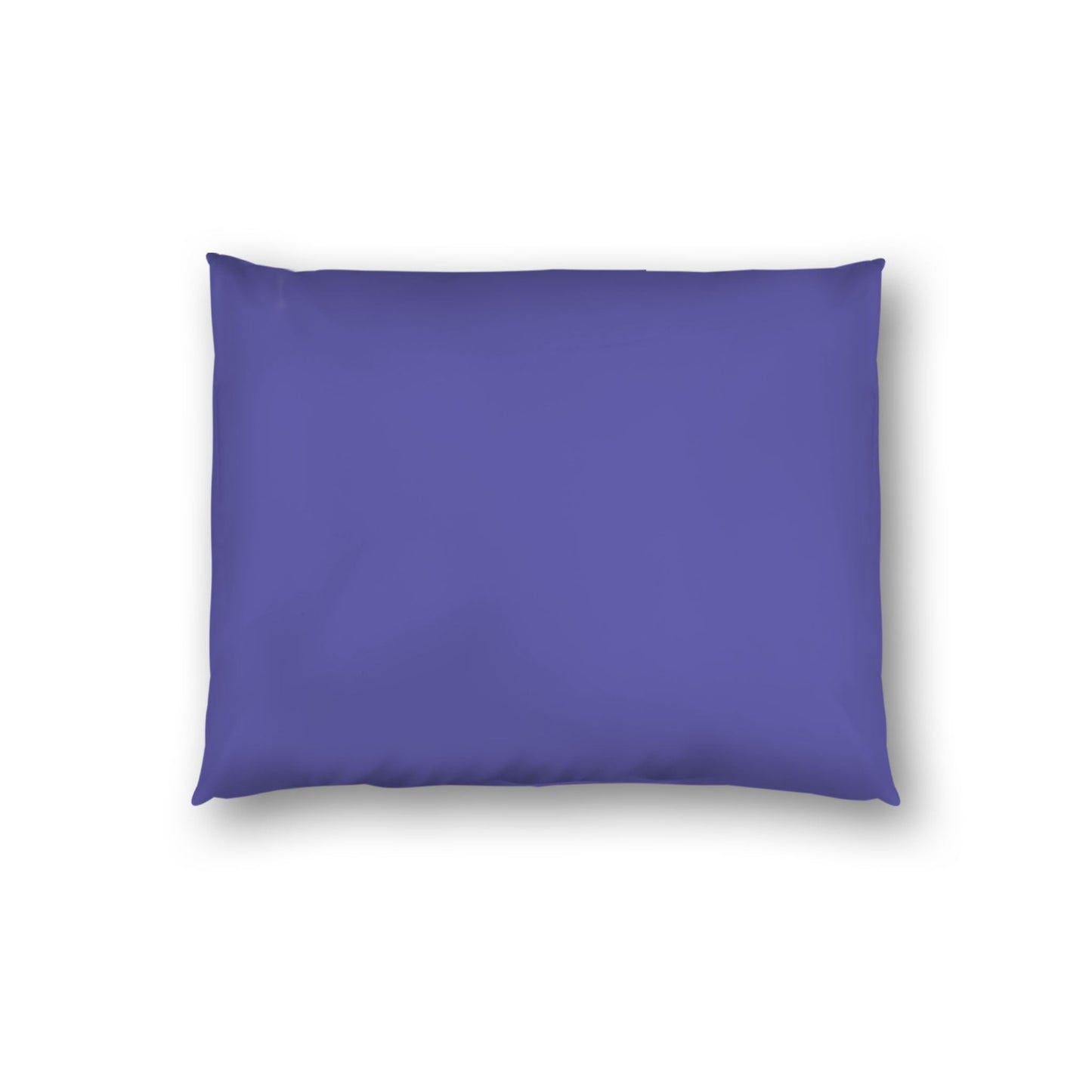 Purple Cotton Sateen Sham, White Reverse Side, Standard - 20 x 26 inches