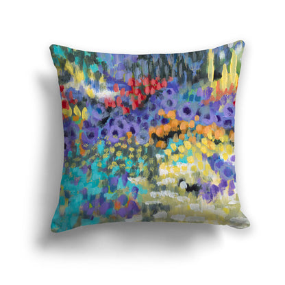 Wildflower Garden #2145 Fine Art Throw Pillow Cover