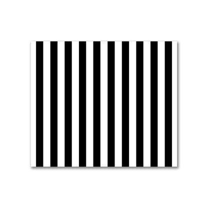 Off-White Cotton Canvas Fabric with Black Bars, FACC-1010-051