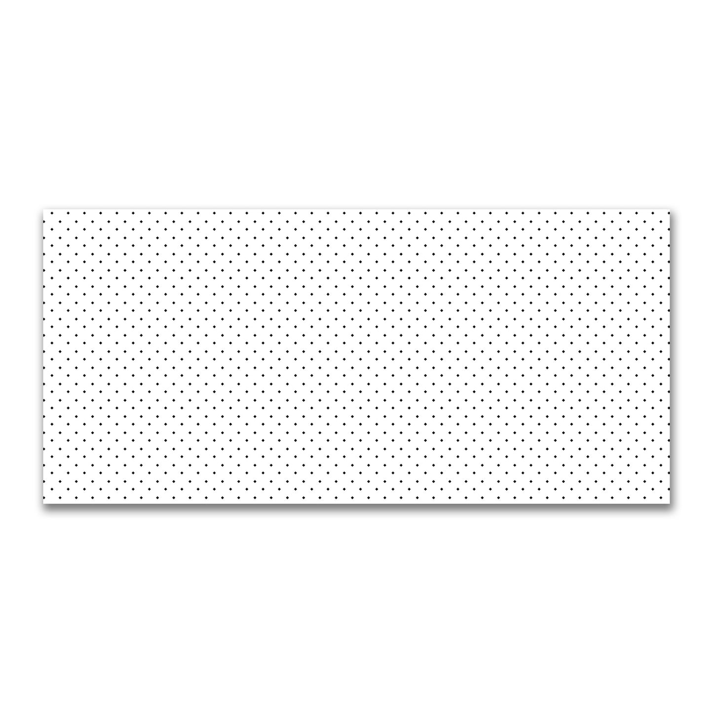 Off-White Cotton Canvas Fabric with Black Diamonds, FACC-1010-101