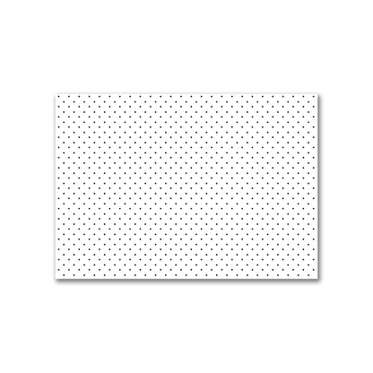 Off-White Cotton Canvas Fabric with Black Diamonds, FACC-1010-101