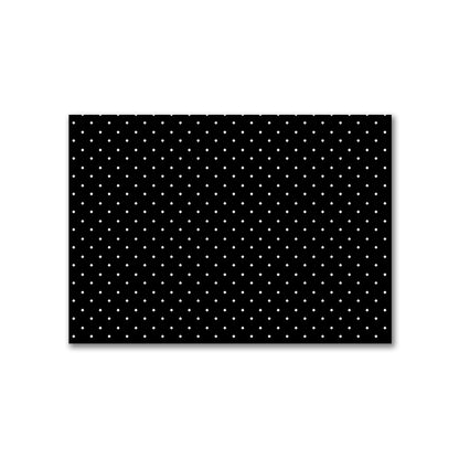 Cotton Canvas Fabric with Off-White Diamonds on Black, FACC-1010-102