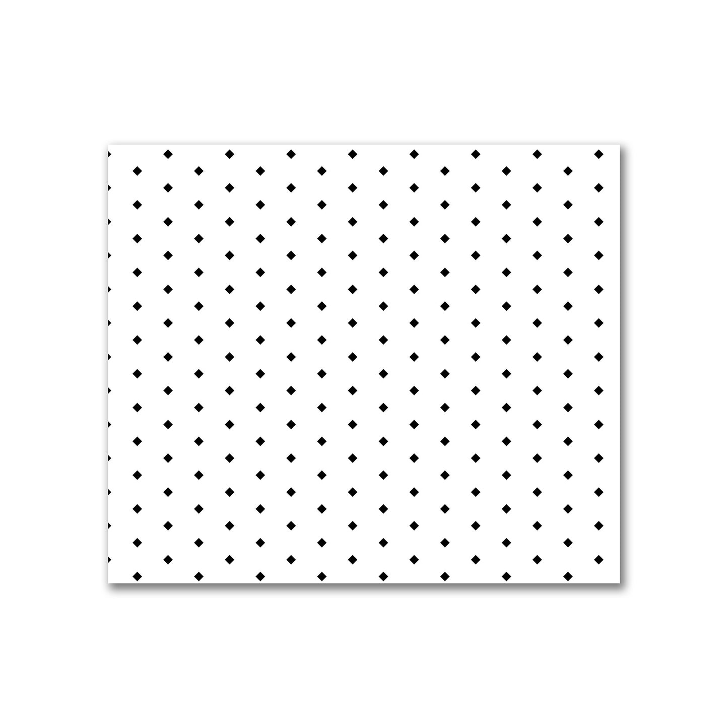 Cotton Canvas Fabric with Fine Black Diamonds on Off-White, FACC-1010-111