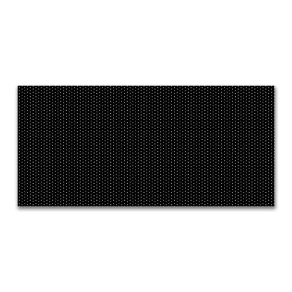 Cotton Canvas Fabric with Fine Off-White Diamonds on Black, FACC-1010-112