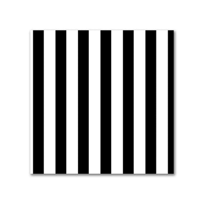 Off-White Cotton Canvas Fabric with Thin Black Bars, FACC-1010-241