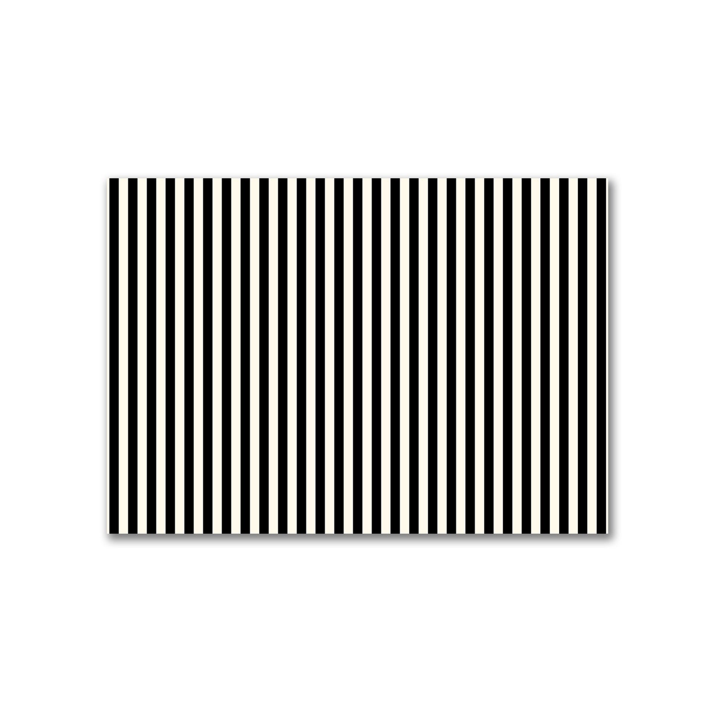 Cotton Canvas Fabric with Black Bars on Pale Cream, FACC-1013-051