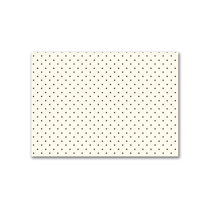 Cotton Canvas Fabric with Black Diamonds on Pale Cream, FACC-1013-101