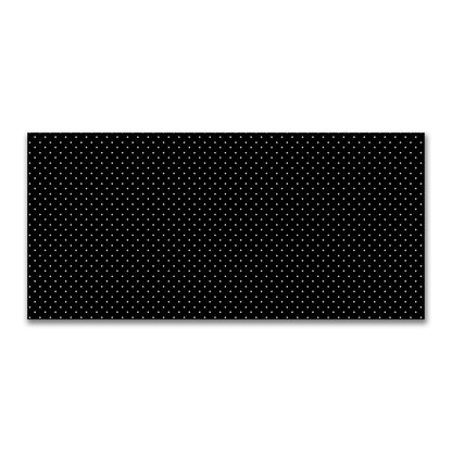 Cotton Canvas Fabric with Pale Cream Diamonds on Black, FACC-1013-102
