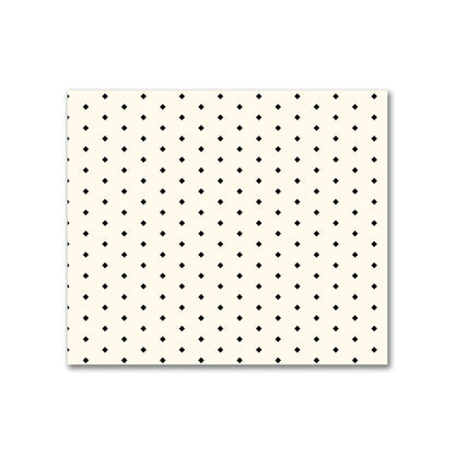 Cotton Canvas Fabric with Fine Black Diamonds onPale Cream, FACC-1013-111