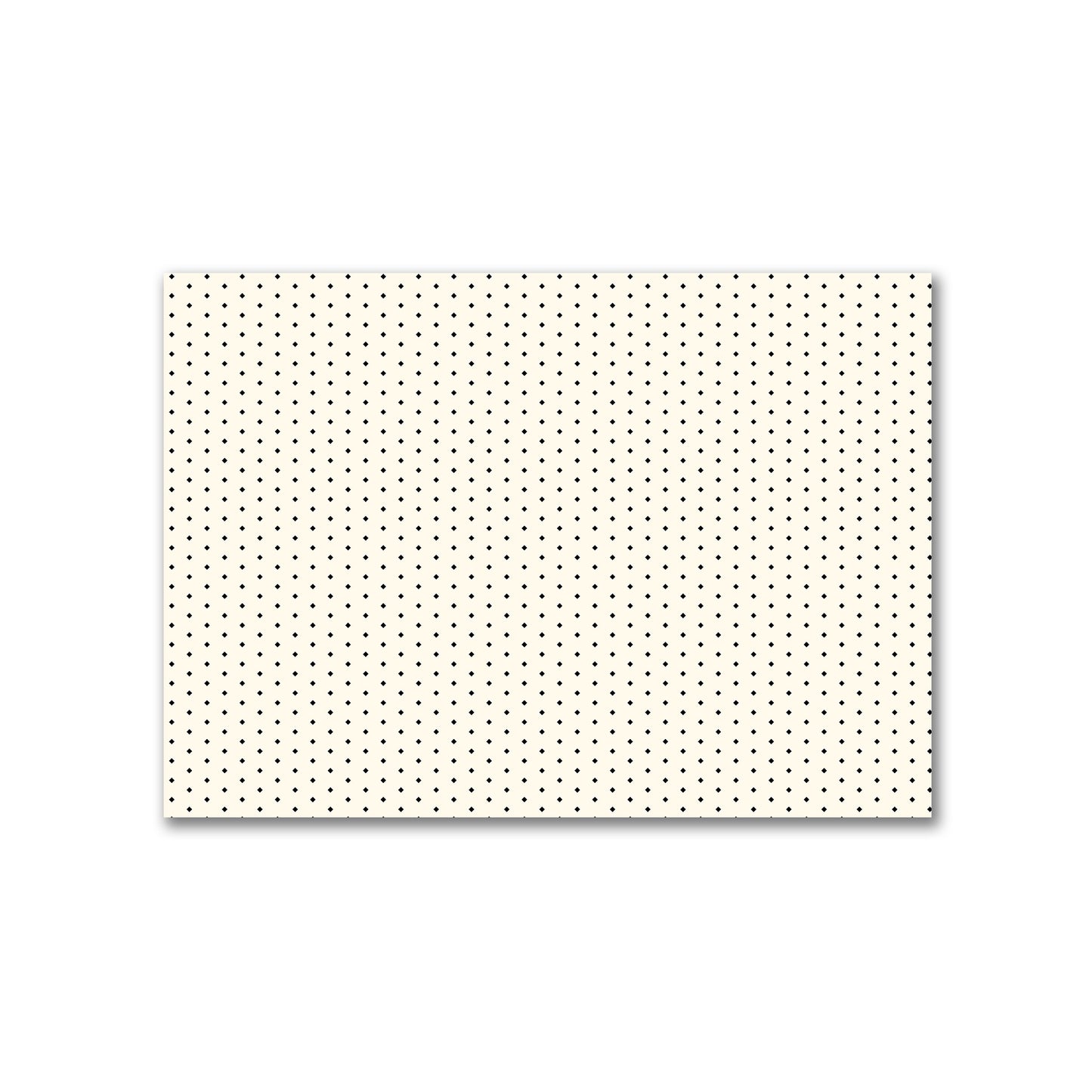 Cotton Canvas Fabric with Fine Black Diamonds onPale Cream, FACC-1013-111