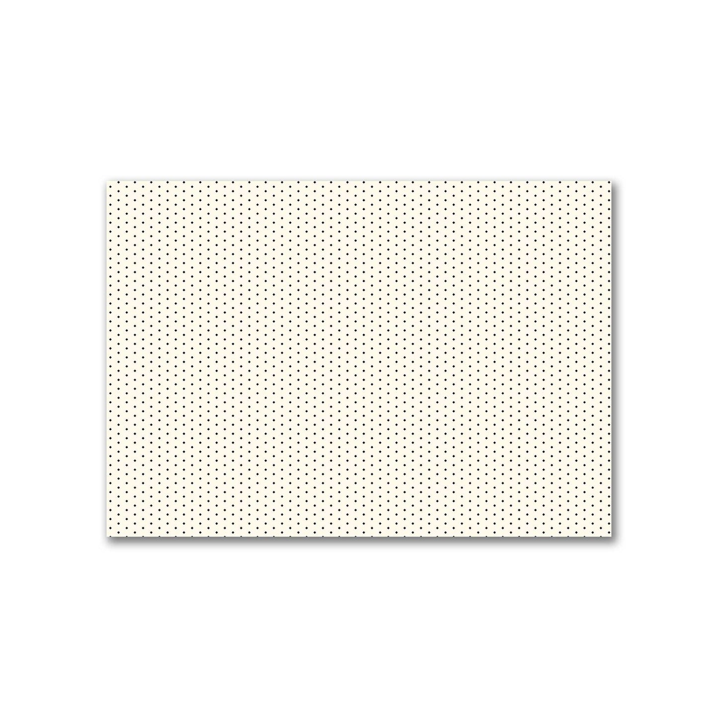 Cotton Canvas Fabric with Fine Black Diamonds onPale Cream, FACC-1013-111