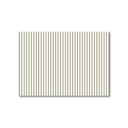 Cotton Canvas Fabric with Fine Black Stripes onPale Cream, FACC-1013-151