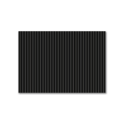 Cotton Canvas Fabric with Fine Pale Cream Stripes on Black, FACC-1013-152