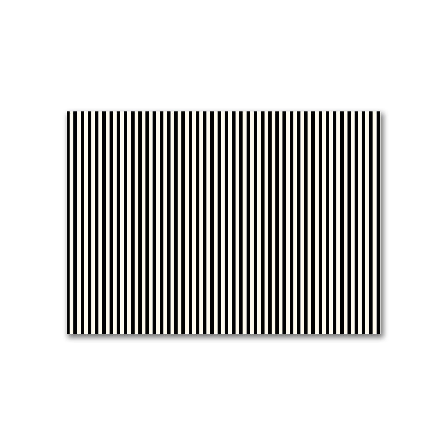 Cotton Canvas Fabric with Thin Black Bars on Pale Cream, FACC-1013-241